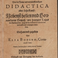 Elias Bodinus - Didactica oder Lehrkunst, 1621 (zdroj hab.de)