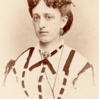 Manželka Karla Schindlera Marie, roz. Kainková (1840-1907)