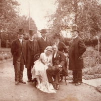 Svatba Miloslavy Lohařové s Eugenem Varnuszem, 1920