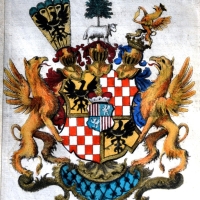 Erb Schaffgotschů z Kynastu, kteří vlastnili Bílou Třemešnou v letech 1656 - 1788